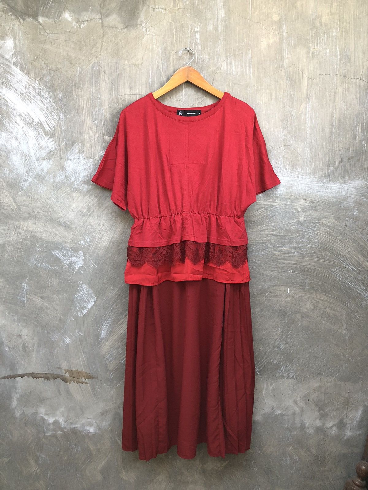 Undercover BNWT💥 GU Undercover Red Maxi Dress Size XL / US 12-14 / IT 48-50 - 1 Thumbnail