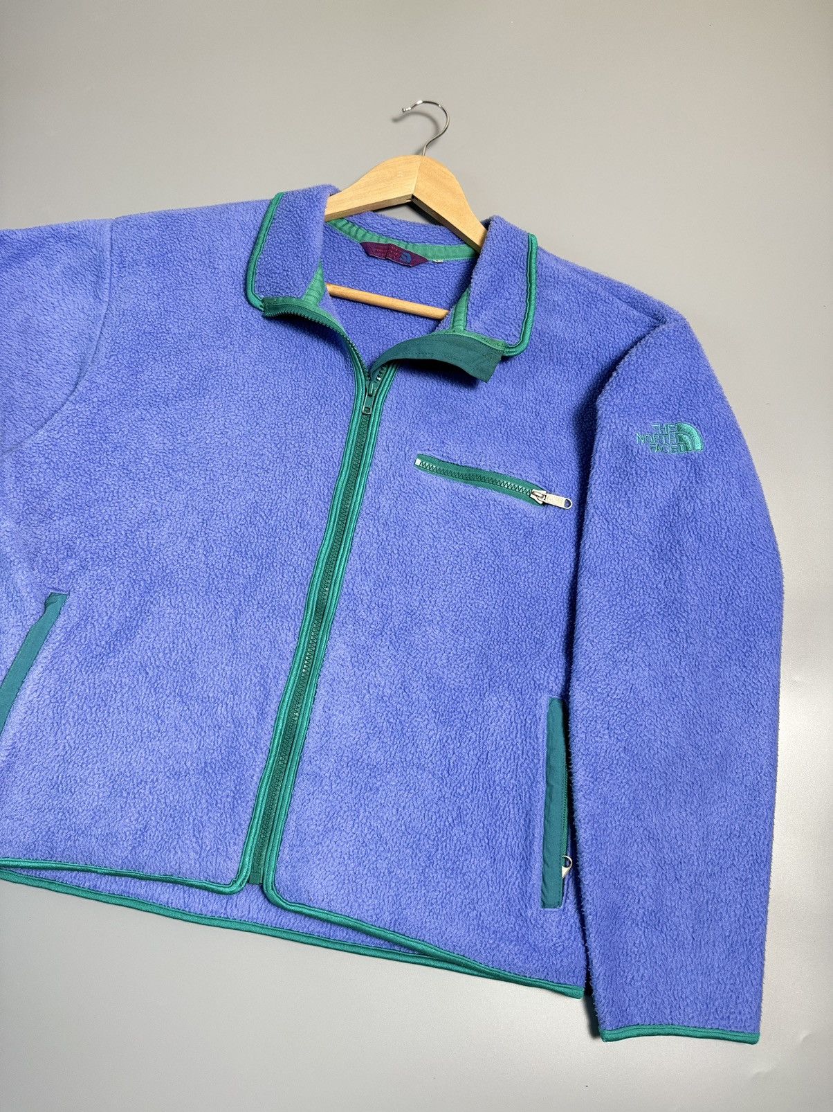 The North Face 🔥Vintage🔥 The North Face Zipper Fleece Jacket Size US L / EU 52-54 / 3 - 3 Thumbnail