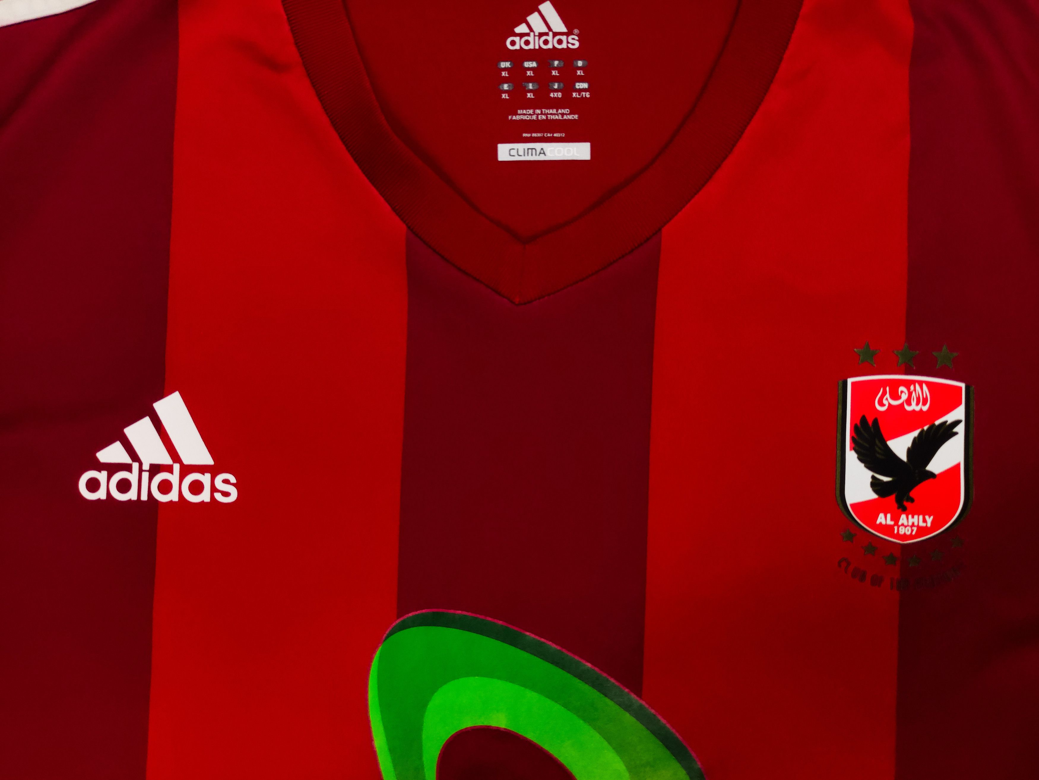 Adidas Al Ahly SC 2012 2013 Adidas Home Shirt Kit Jersey Egypt Size US XL / EU 56 / 4 - 9 Thumbnail