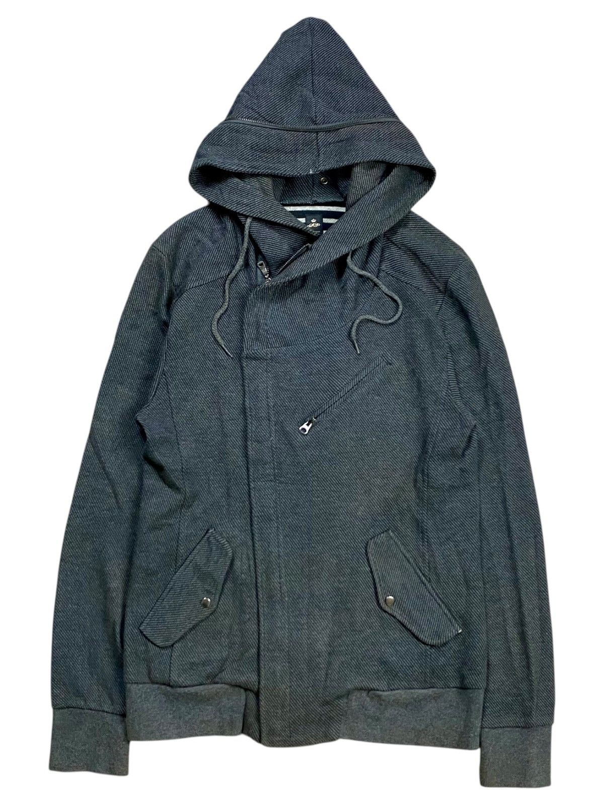Japanese Brand × Streetwear Semantic Design Attached Hoodie Down 