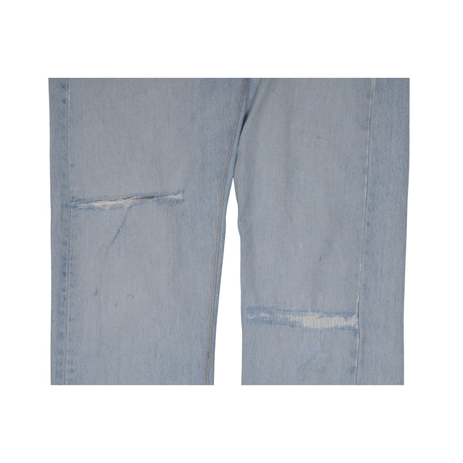 Gallery Dept. Gallery Dept 5001 Jean 32x32 Light Blue Wash Denim Raw Hem Size US 32 / EU 48 - 5 Thumbnail