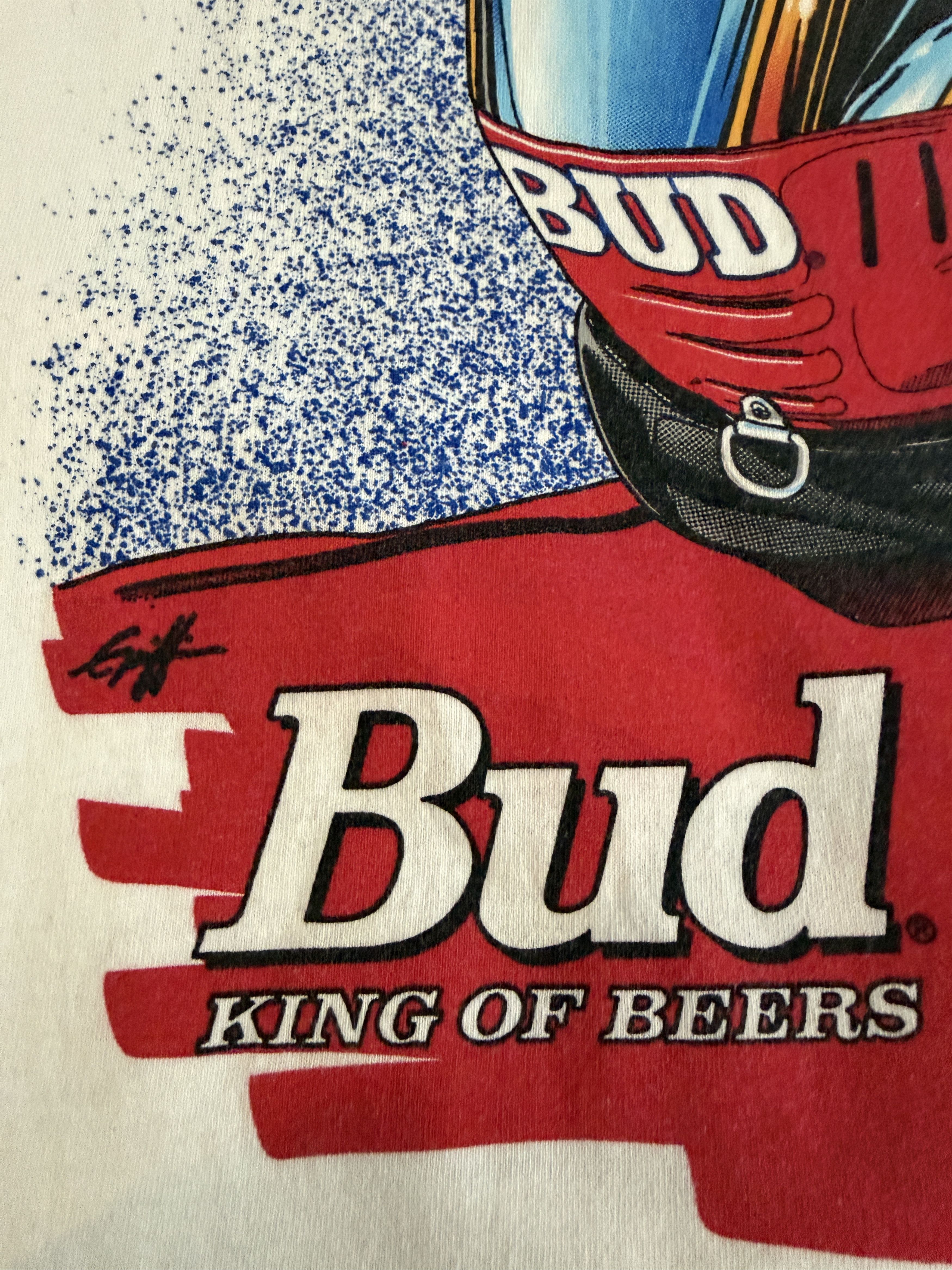 Budweiser Vintage Budweiser NHRA Racing tee Size US L / EU 52-54 / 3 - 3 Thumbnail