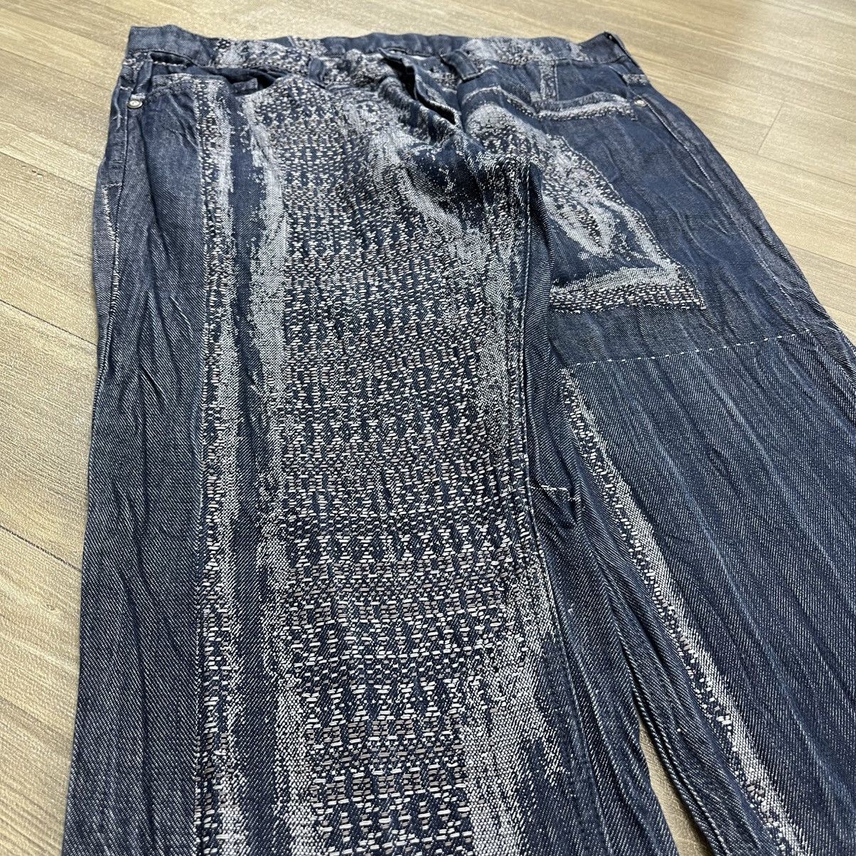 Issey Miyake Archive💥 Vintage Issey Miyake Men Patchwork Boro Jeans Size US 32 / EU 48 - 4 Thumbnail