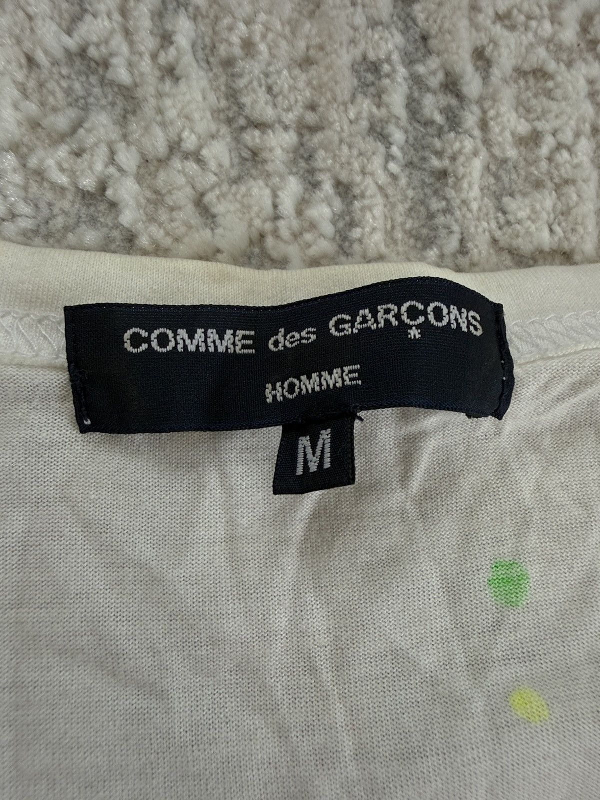 Comme des Garcons Homme Sprayed t-shirt Size US S / EU 44-46 / 1 - 4 Thumbnail