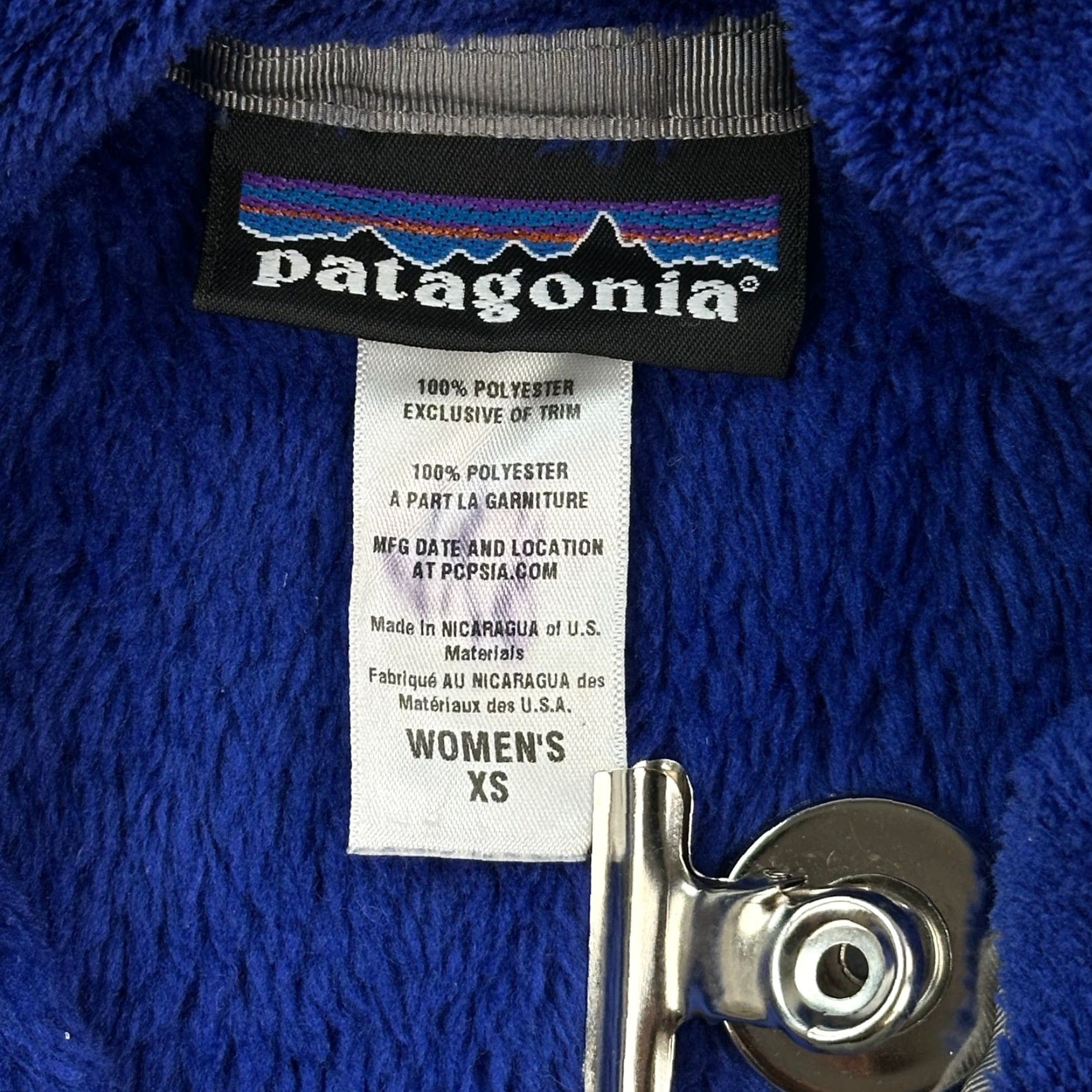 Patagonia Patagonia Re-Tool Snap T Women’s XS Blue Fleece Pullover Polartec Outdoor Jacket 25442 Size XS / US 0-2 / IT 36-38 - 6 Thumbnail
