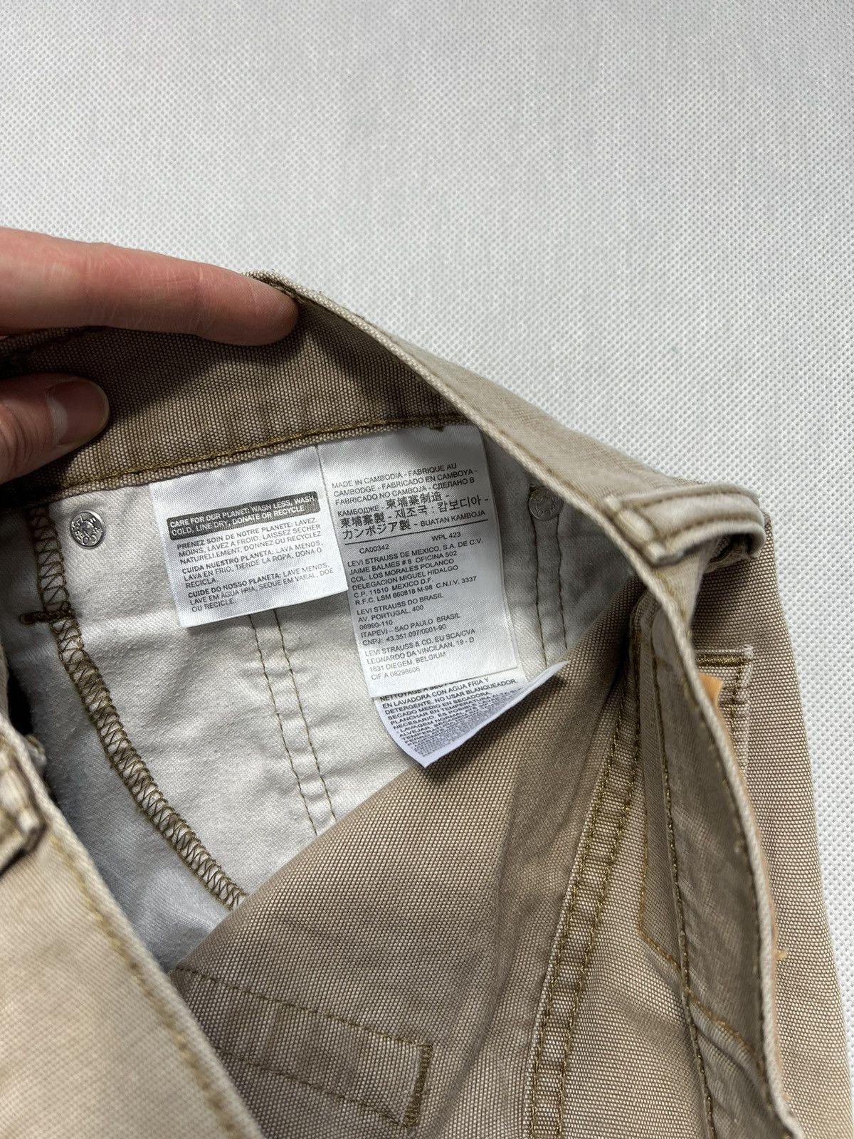 Pleasures Pants Levi’s 514 White Tab Great Color Size US M / EU 48-50 / 2 - 4 Thumbnail