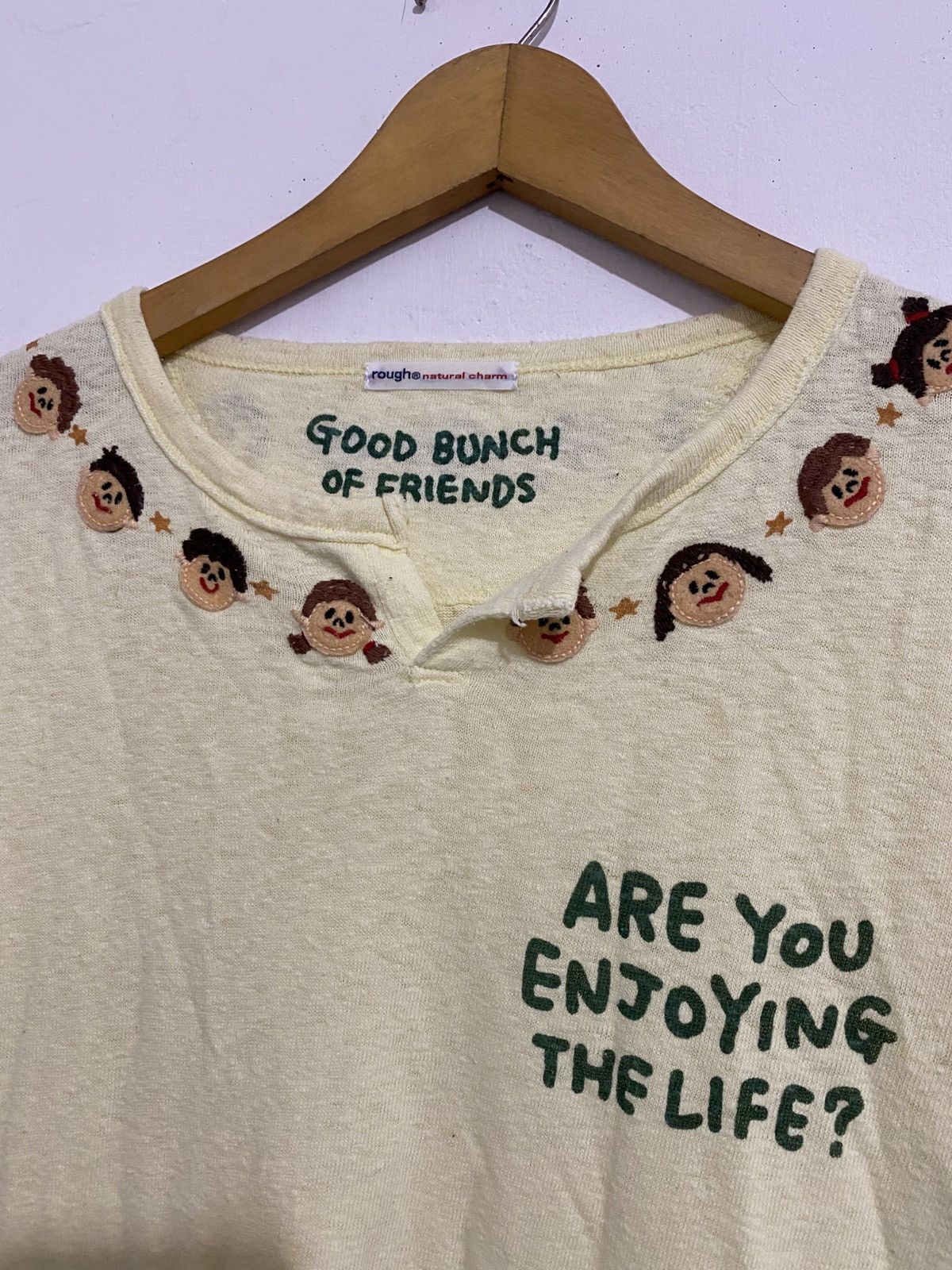 If Six Was Nine 💸BINDINGOFFER💸Rough japan shirt friend patch AA0104 Size US S / EU 44-46 / 1 - 2 Thumbnail