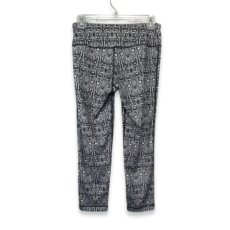 Other 90 Degree by Reflex Capri Leggings Stretchable Snake Gray S Size 29" - 4 Thumbnail