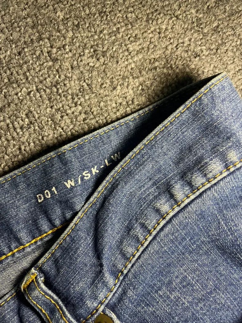 Saint Laurent Paris Saint Laurent Paris Blue Washed Cat Scratch and Claw Distr Size US 28 / EU 44 - 5 Thumbnail
