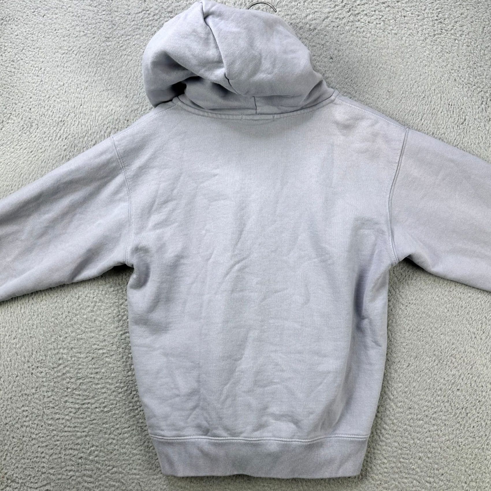 Brandy Melville VINTAGE Brandy Melville Jacket Hoodie Womens One Size Light Purple Full Zip Drawstring Size ONE SIZE - 3 Thumbnail