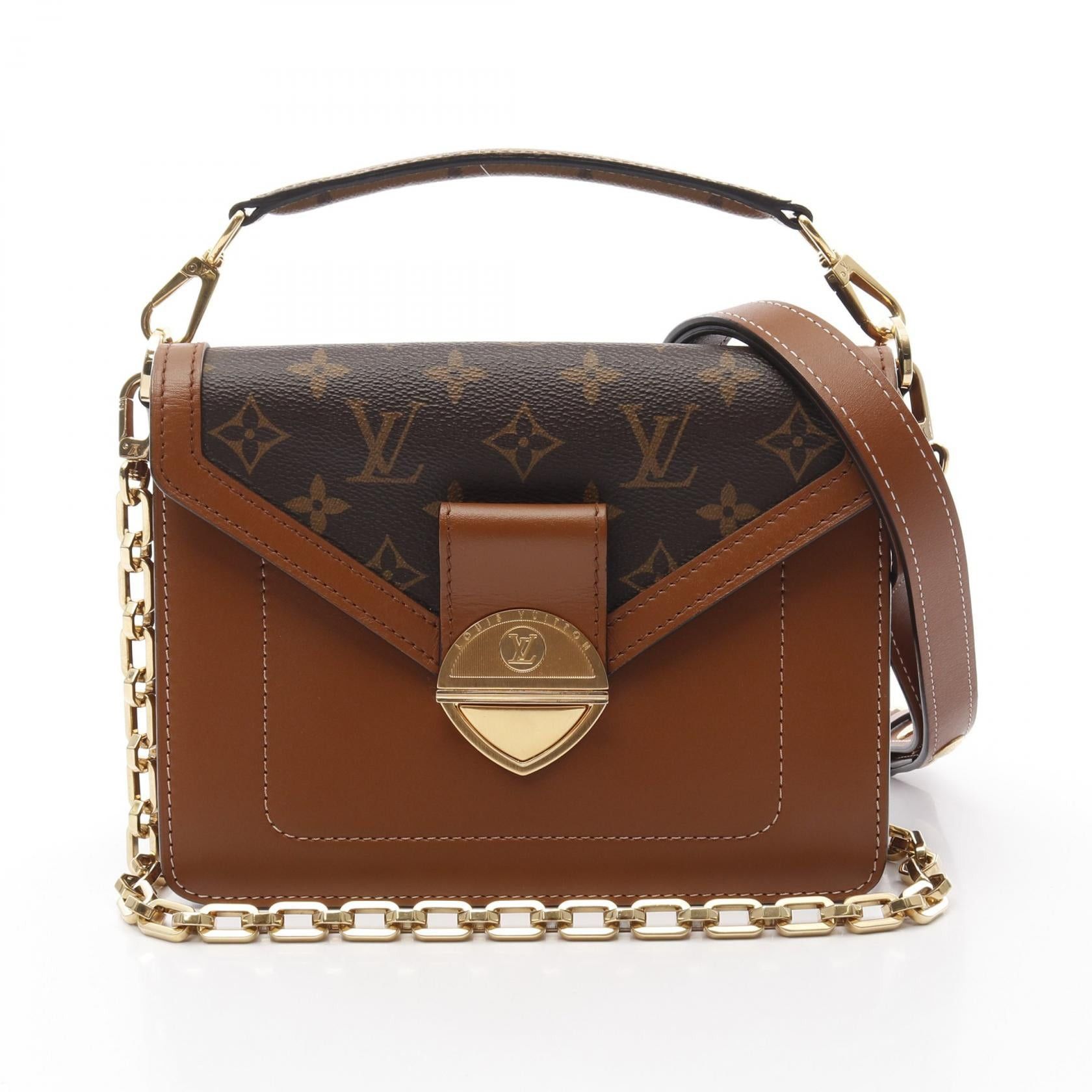 Louis Vuitton Louis Vuitton Sac Bifas Monogram Handbag Leather Brown Light 3Way Size ONE SIZE - 1 Thumbnail