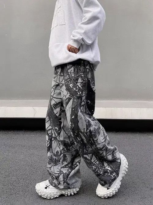 Japanese Brand Hiroko x Jinno Camouflage High Street Vintage Casual Pants Size US 33 - 2 Thumbnail