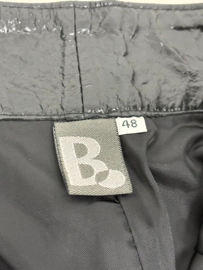 Vintage 2000s Vintage Artisanal Belted Leather Pants Size US 33 - 9 Thumbnail