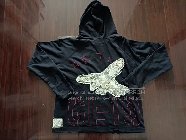 Greg Lauren Greg Lauren Black artist hoodie Size US XL / EU 56 / 4 - 1 Thumbnail