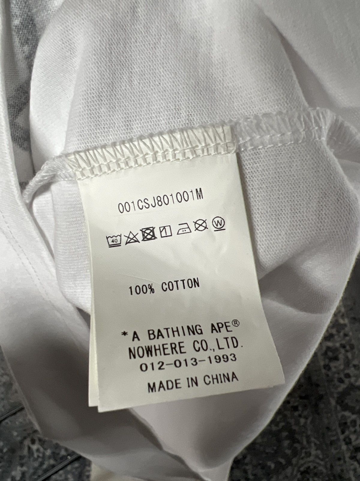 Bape Overprinted Ape Head Tee Size US XXL / EU 58 / 5 - 3 Thumbnail