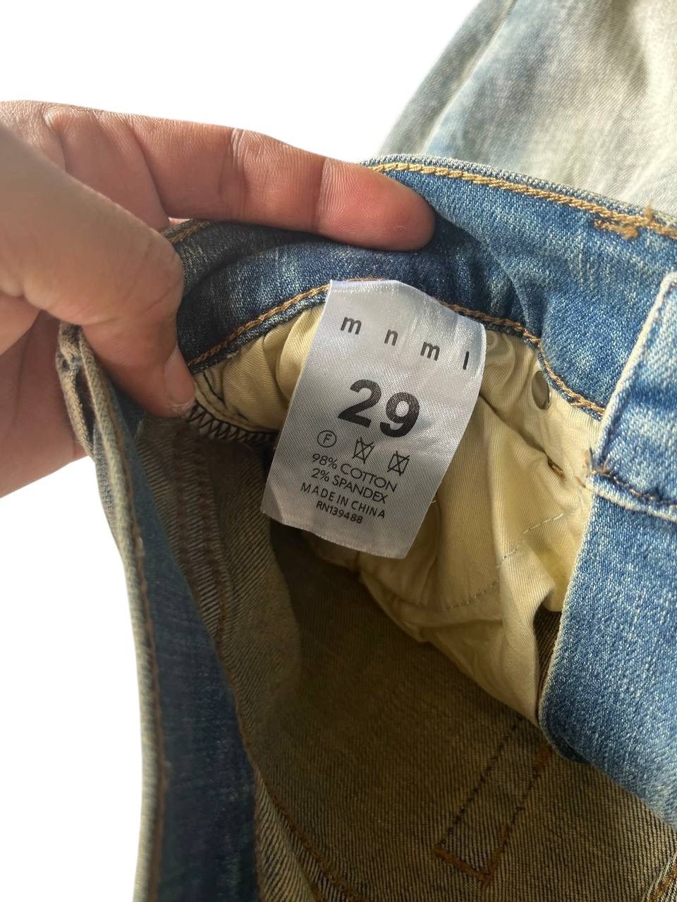 If Six Was Nine Japanese Brand MNML Distressed Skinny Jeans Size US 28 / EU 44 - 16 Thumbnail
