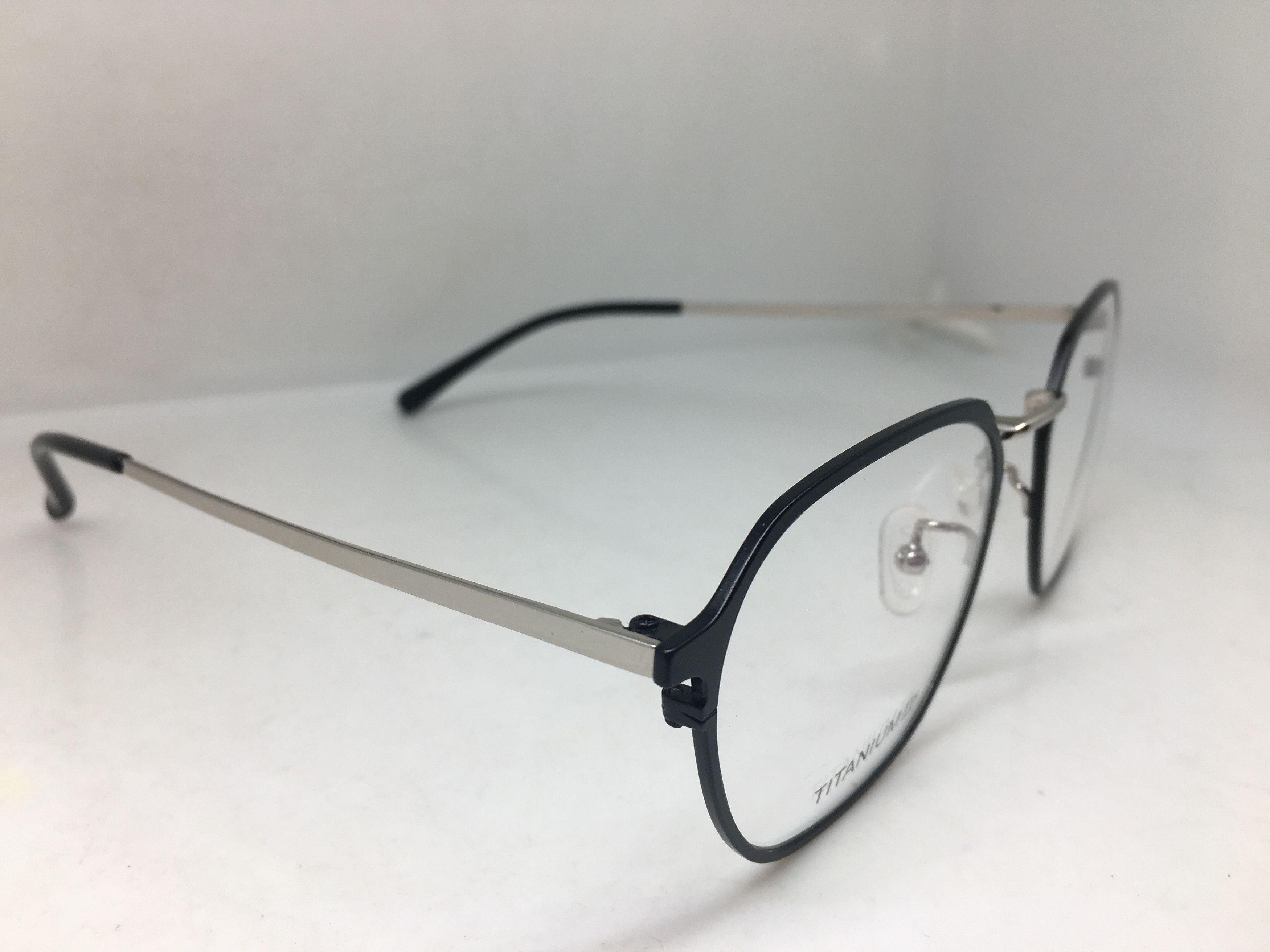 Other Black Silver Titanium Eyeglasses Frame Size ONE SIZE - 2 Thumbnail
