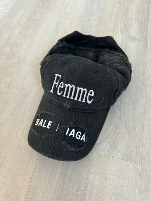 Balenciaga Balenciaga Unreleased Upcycled Femme Cap | Grailed