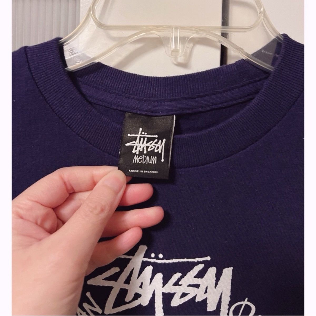 Stussy NWOT Stussy One World One Love SS Graphic Tee Navy Blue Size US M / EU 48-50 / 2 - 3 Thumbnail
