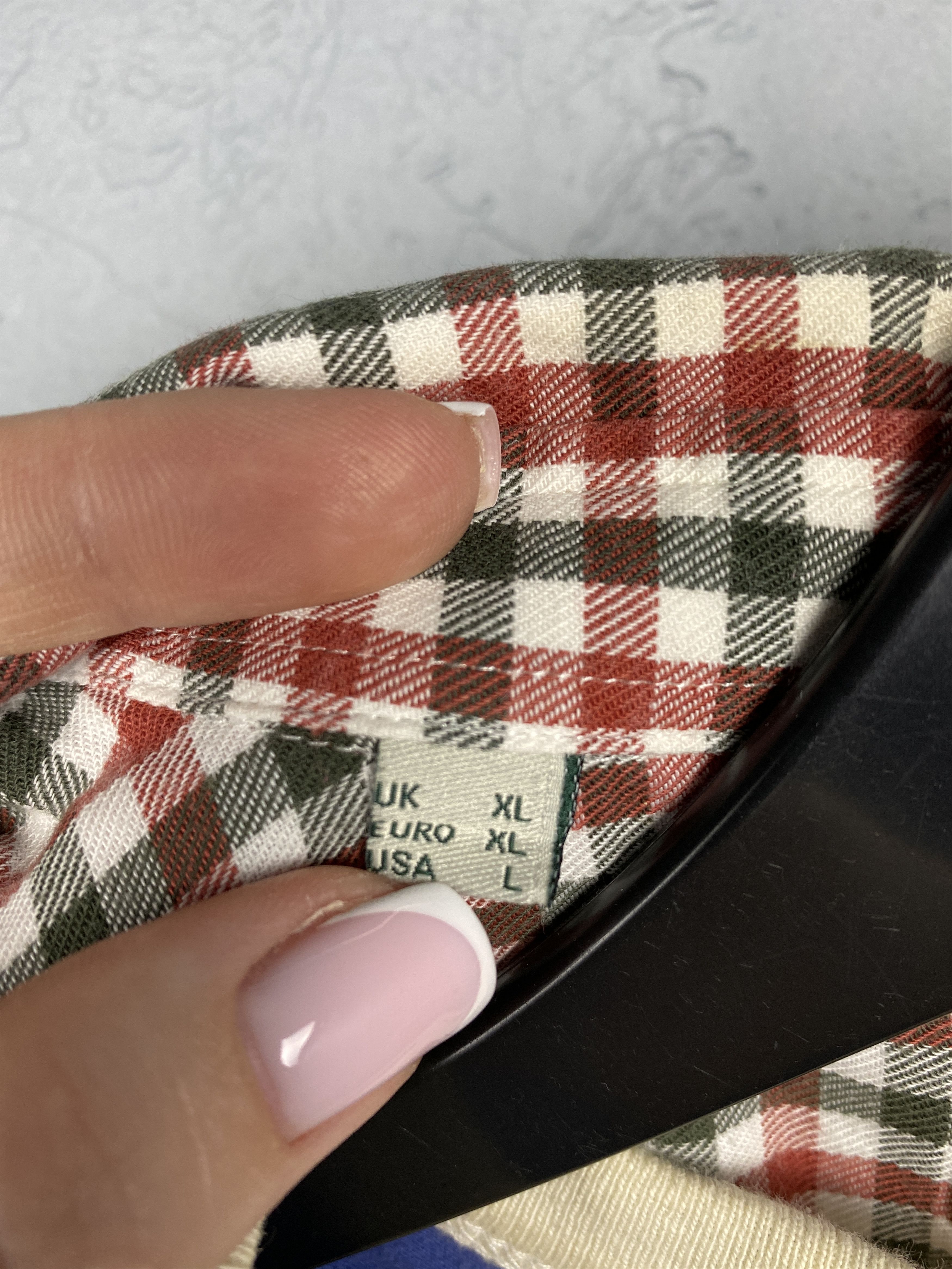 Barbour Barbour Vintage Mens Flannel Plaid Shirt Y2K Size US L / EU 52-54 / 3 - 4 Thumbnail