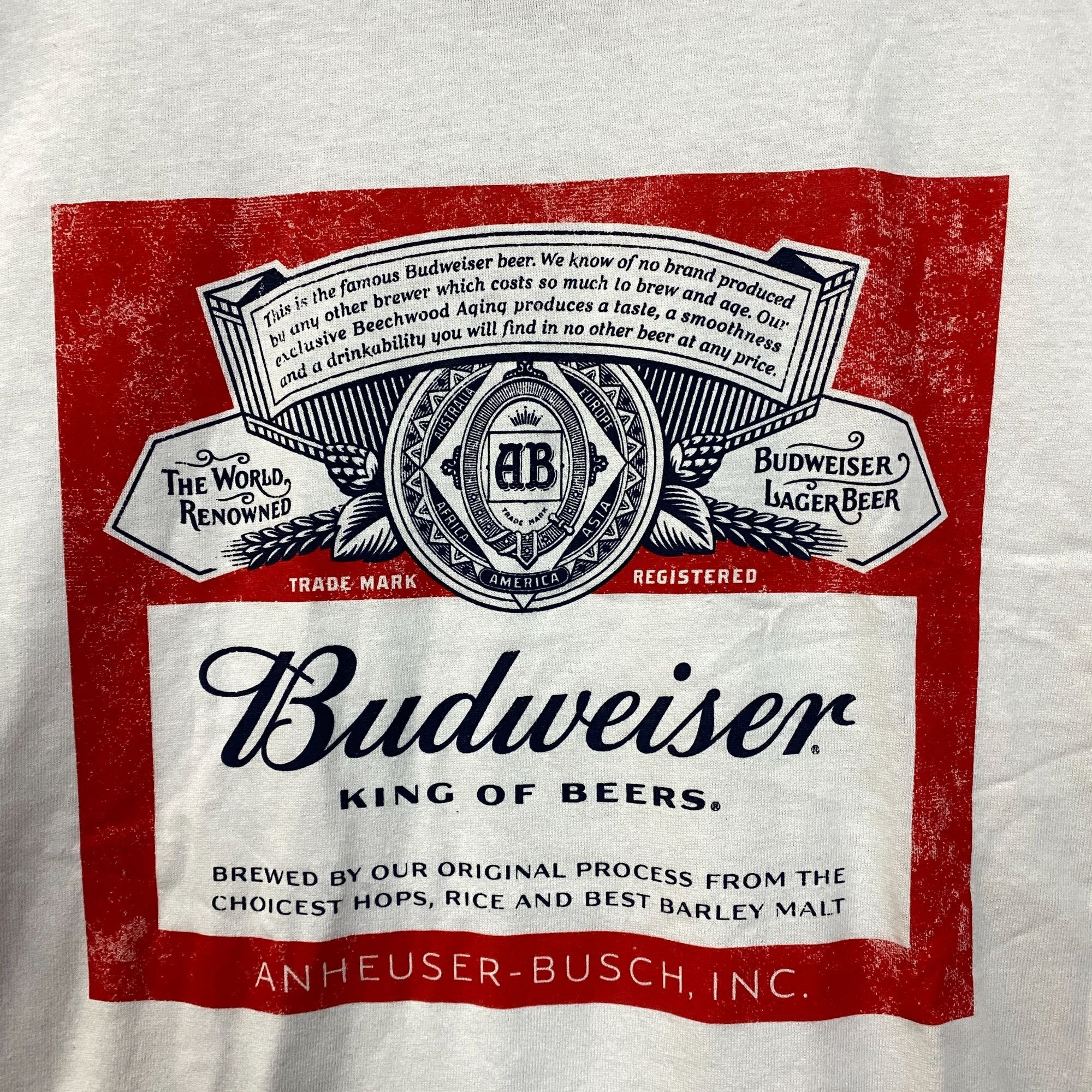 Budweiser World Renowned Budweiser King Of Beers T-Shirt Large Size US L / EU 52-54 / 3 - 2 Thumbnail