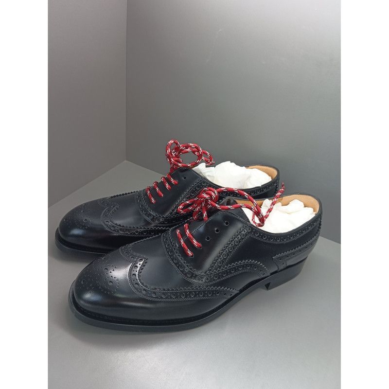 Gucci Gucci Black Leather Low-top Casual Shoes - Size US 8.5 / EU 41-42 - 1 Thumbnail