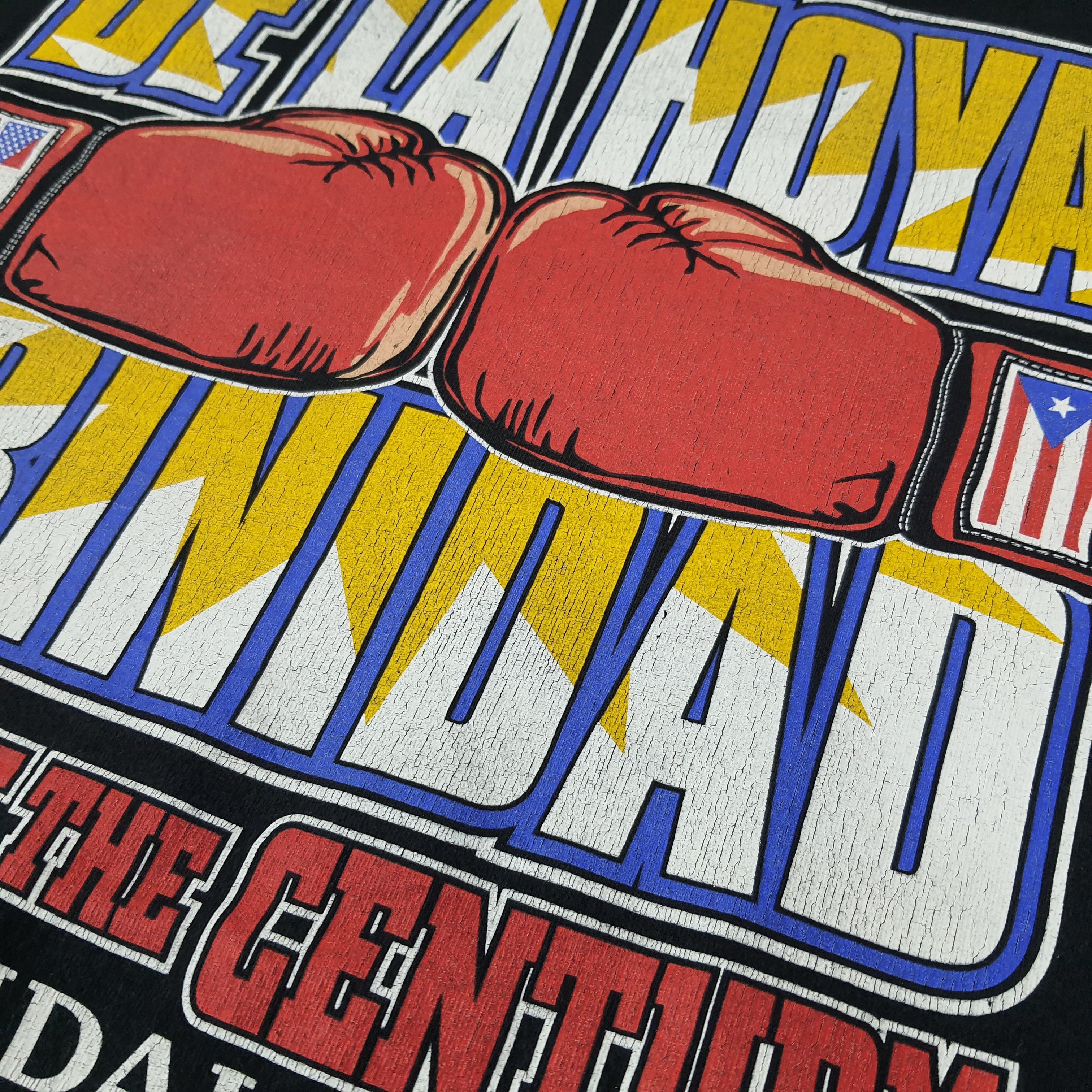 Fruit Of The Loom Vintage De LA Hoya Trinidad 90s Las Vegas Tshirt C249N54 Size US XXL / EU 58 / 5 - 2 Thumbnail