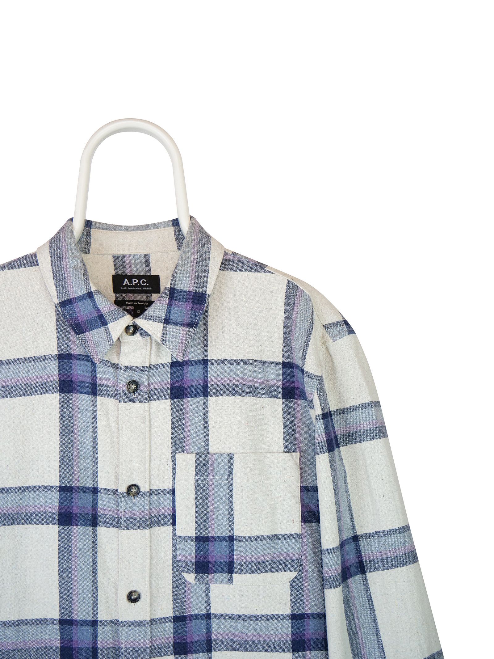 A.P.C. A.P.C. cotton shirt Size US XL / EU 56 / 4 - 1 Thumbnail