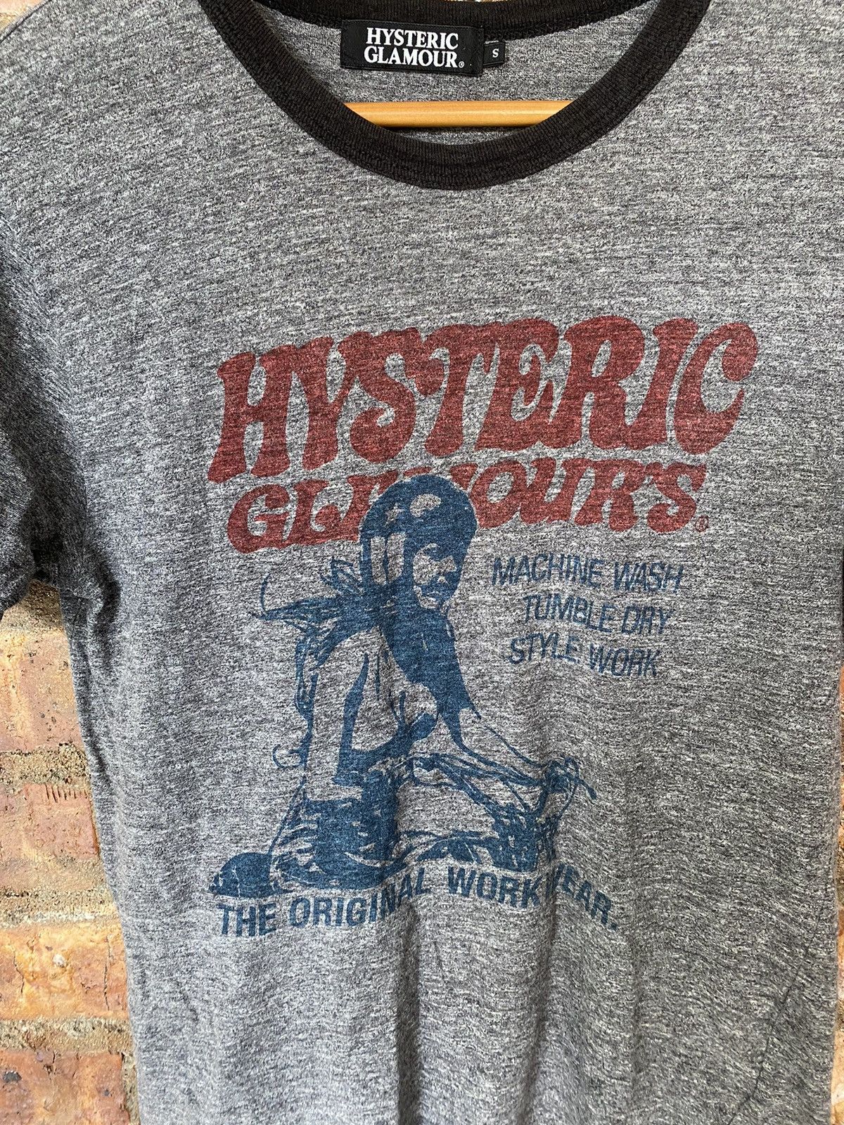 Hysteric Glamour Hysteric Glamour Ring Bled Fabric Rider tee Size US S / EU 44-46 / 1 - 3 Thumbnail