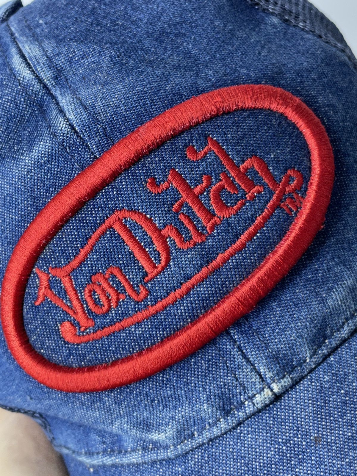 Vintage × Von Dutch Vintage denim Von Dutch cap Size ONE SIZE - 7 Thumbnail