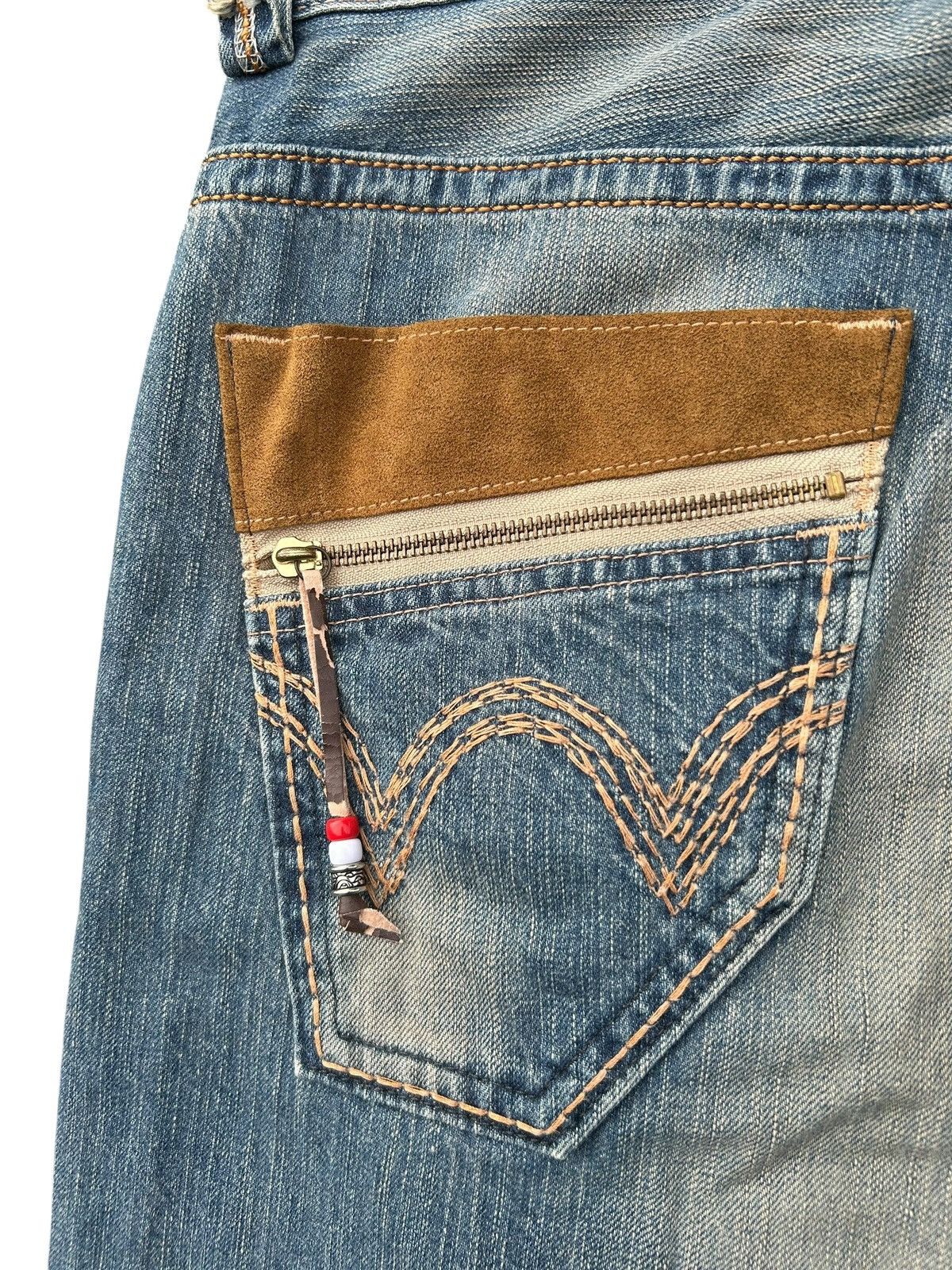 Vintage Edwin Navajo Faded Rusty Mudwash Denim Jeans ☠️🎌