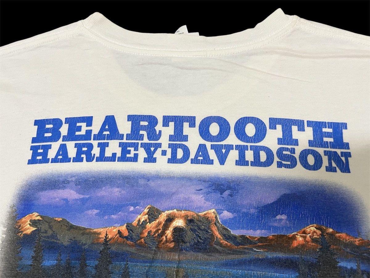 Harley Davidson Vintage 2000 Harley Davidson "Beartooth" Big Size T-Shirt Size US XXL / EU 58 / 5 - 6 Thumbnail