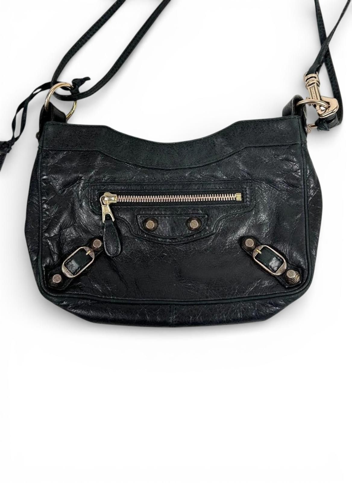 Balenciaga Balenciaga - Black Leather Women's Shoulder Bag Size ONE SIZE - 2 Thumbnail