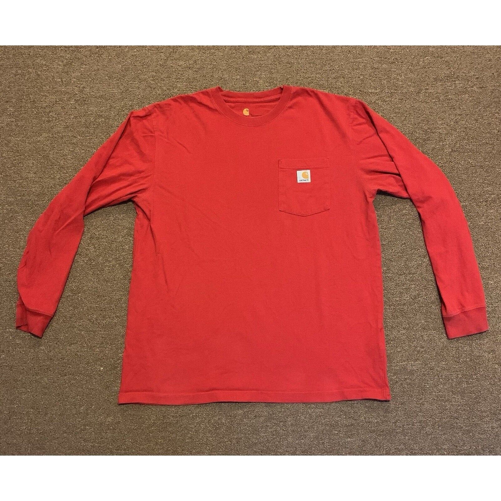 Carhartt Carhartt Original Fit Long Sleeve Red Shirt US Men’s Size L Size US L / EU 52-54 / 3 - 1 Thumbnail