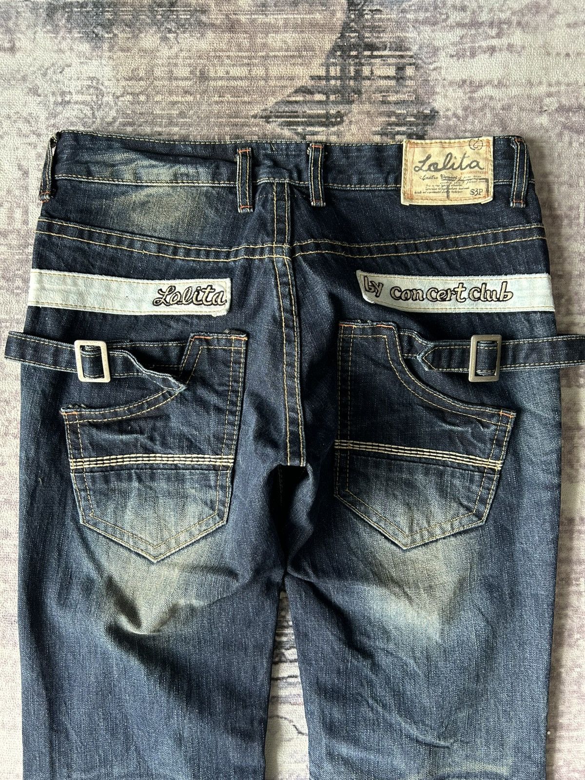 Le Grande Bleu (L.G.B.) Lolita Bondage Washed Jeans Size US 32 / EU 48 - 3 Thumbnail