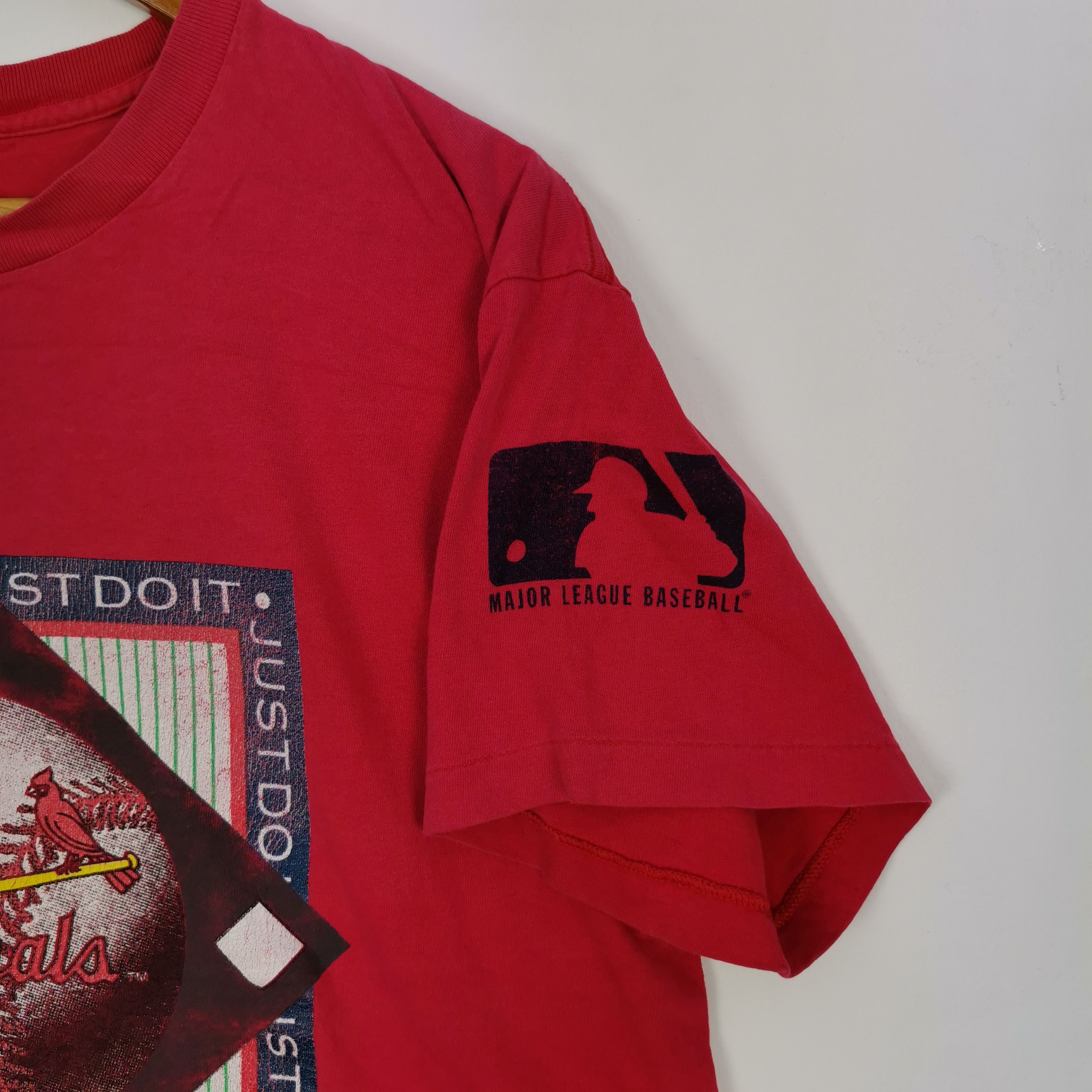Vintage Nike T-Shirt Nike Swoosh ACG Cardinal MLB Tee