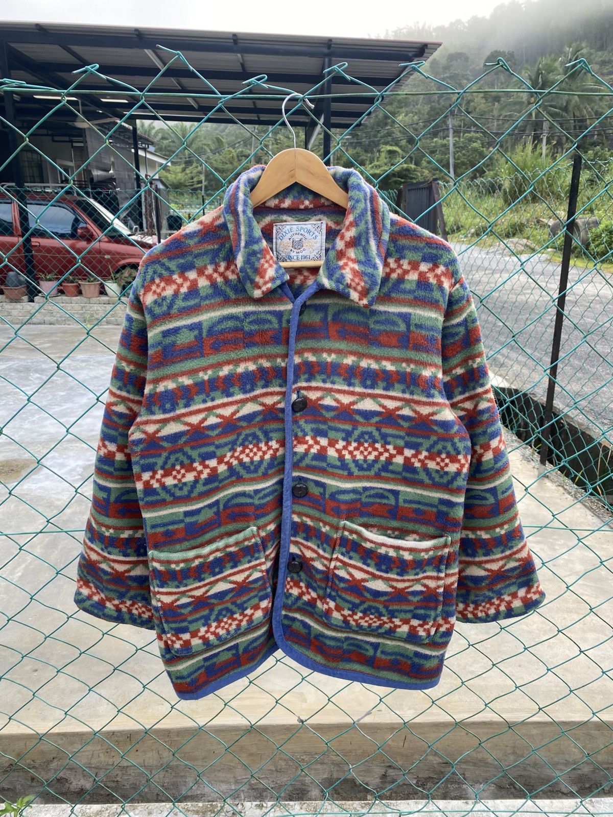 Aztech Mountain AW Dixie sports by MOG printed fleece cardigan Size US L / EU 52-54 / 3 - 1 Thumbnail