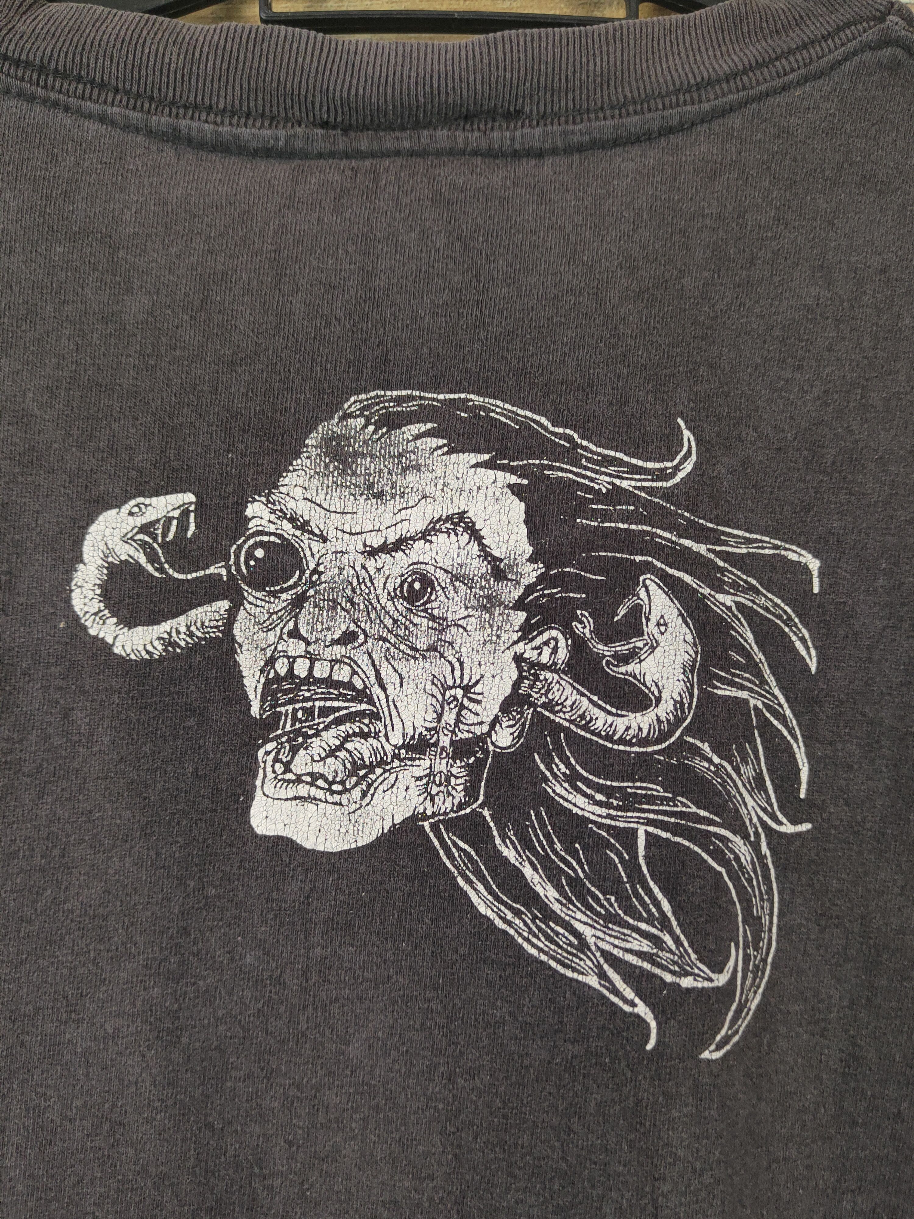 Japanese Brand × Vintage A.W.K Black Faded Short Sleeve T-shirts #632 Size US L / EU 52-54 / 3 - 7 Thumbnail
