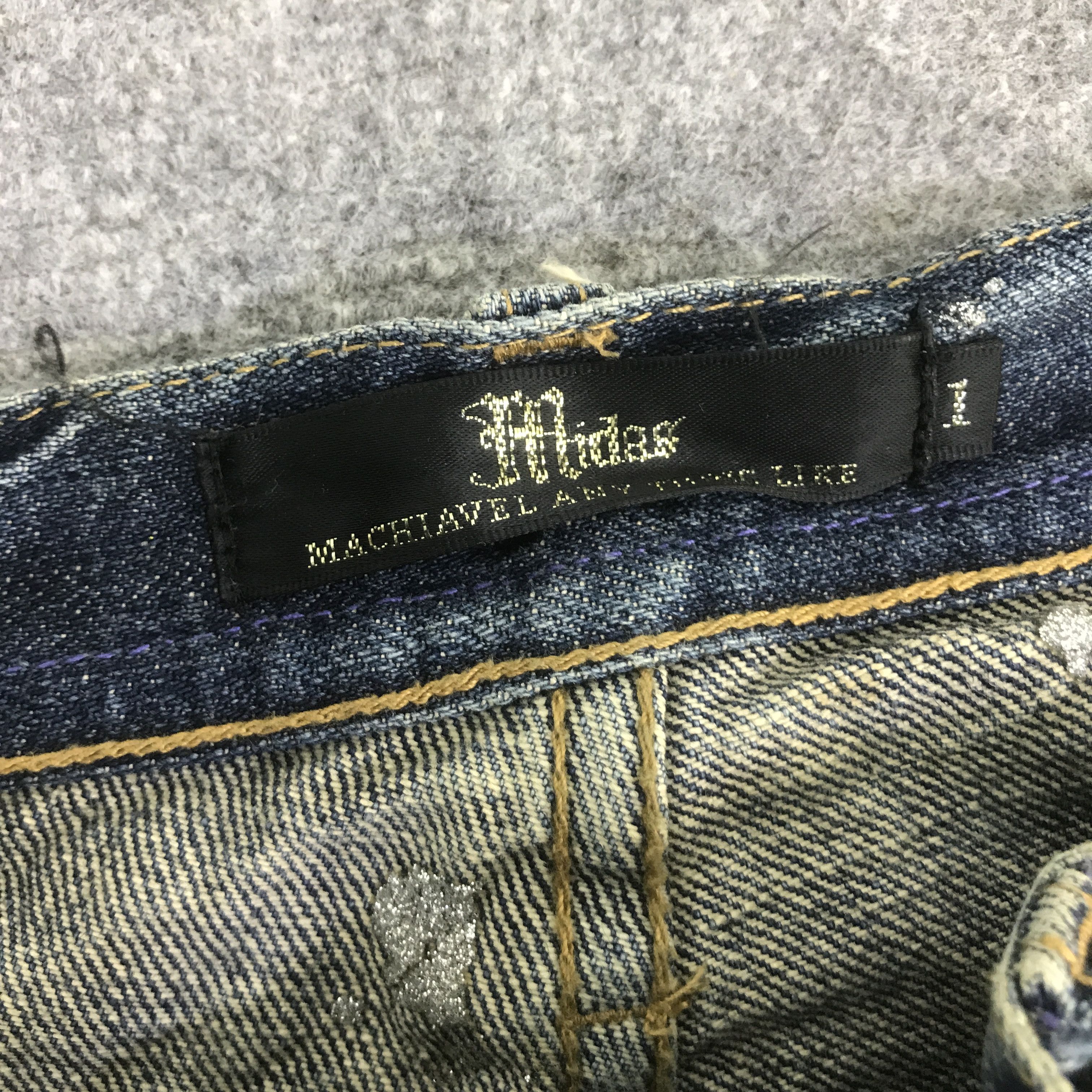 Japanese Brand FLARE MIDAS DISTRESSED BOOTCUT DENIM PANTS K130B16 Size US 29 - 13 Thumbnail