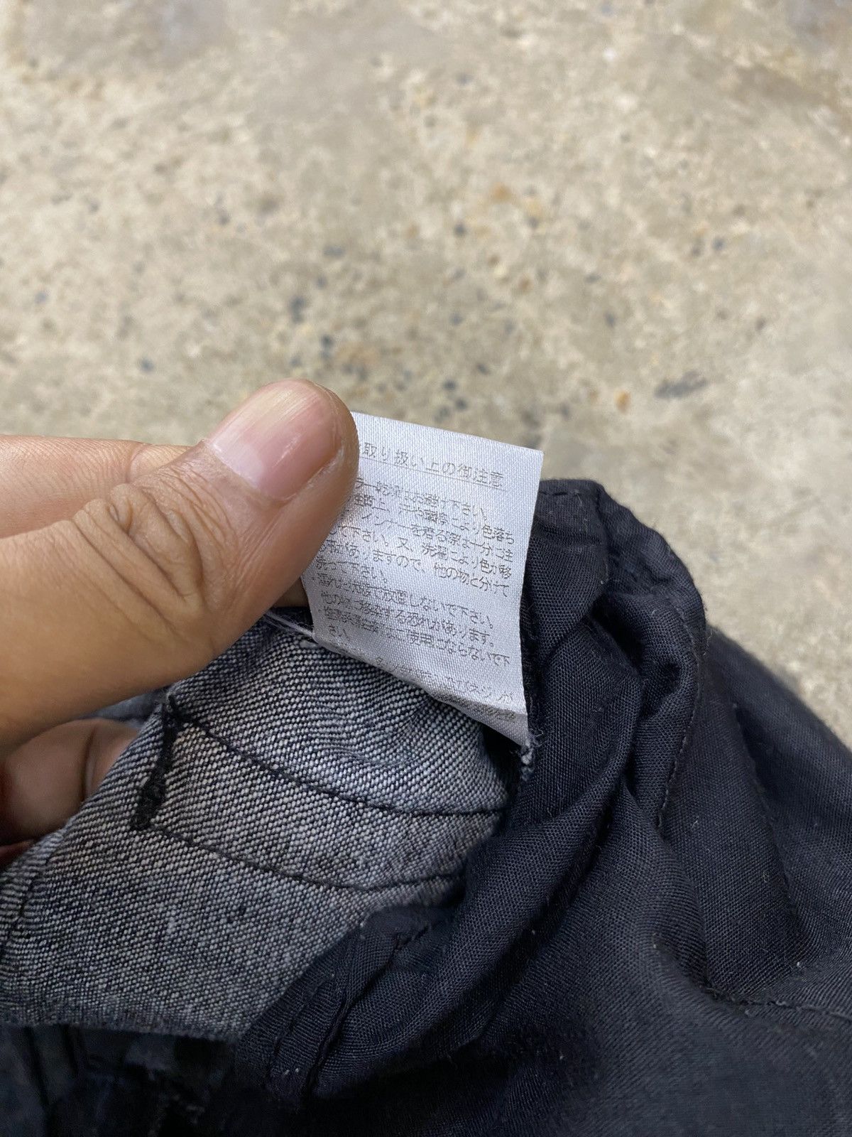 Japanese Brand Black baccara side laced jeans wash Size US 29 - 10 Thumbnail