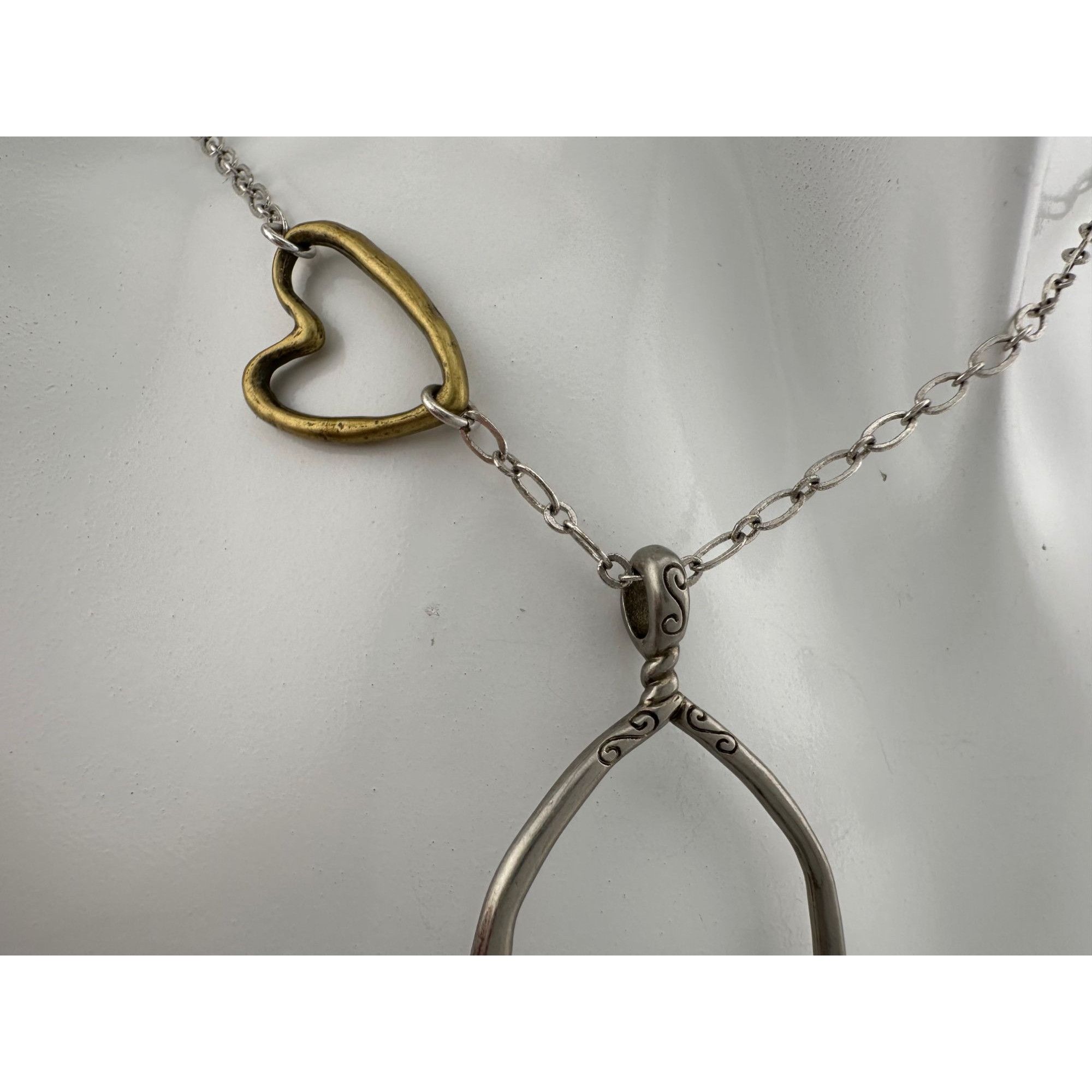 Brighton Brighton *BLESSED* Charm Necklace - Joy * Peace * Love with Size ONE SIZE - 6 Thumbnail