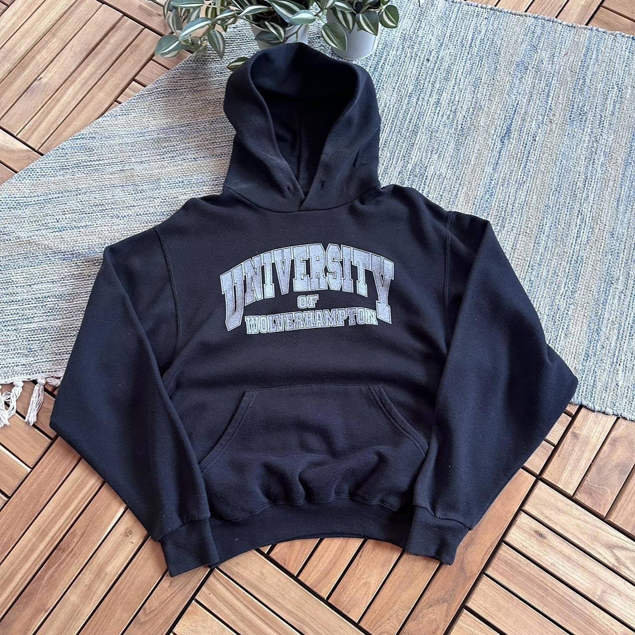 Designer Vintage Y2K University College Style Boxy Hoodie Size US S / EU 44-46 / 1 - 1 Thumbnail