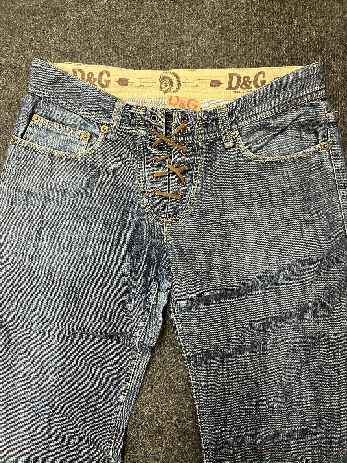 Dolce & Gabbana × Japanese Brand × Vintage Dolce & Gabbana slim cowboy drip jeans size 33 Size US 33 - 4 Thumbnail