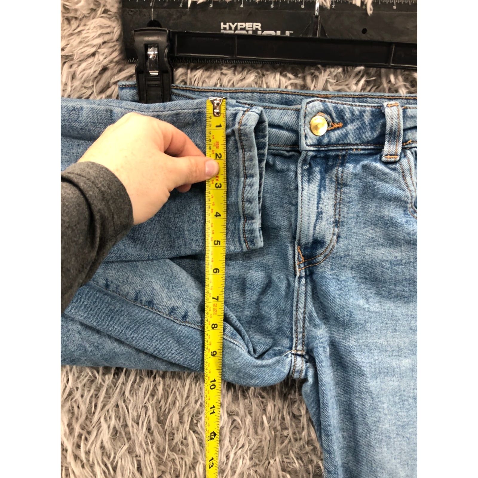 Zara Zara Skinny Jeans Size 4 Womens Medium Wash Blue Flaw Size 27" / US 4 / IT 40 - 4 Thumbnail