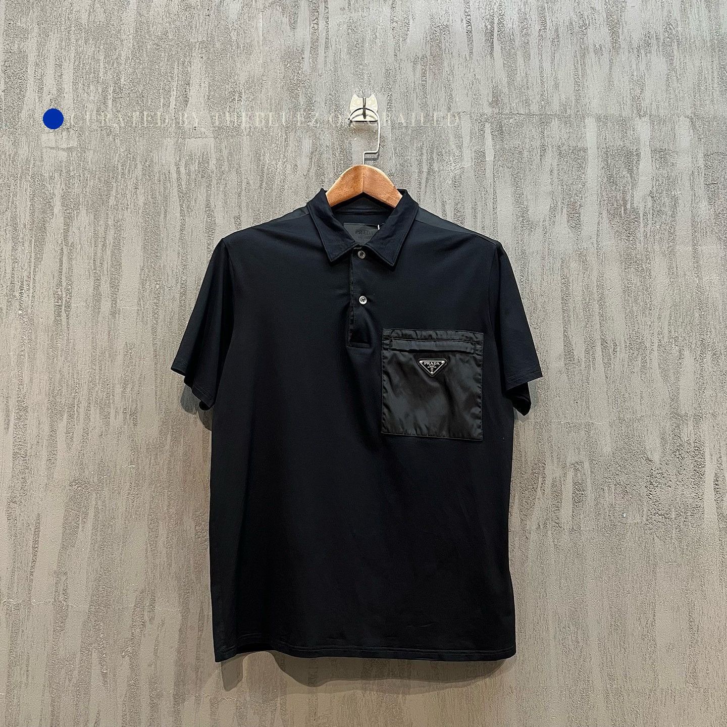 Prada Classic Black Polo With Chest Pocket Size US L / EU 52-54 / 3 - 1 Thumbnail