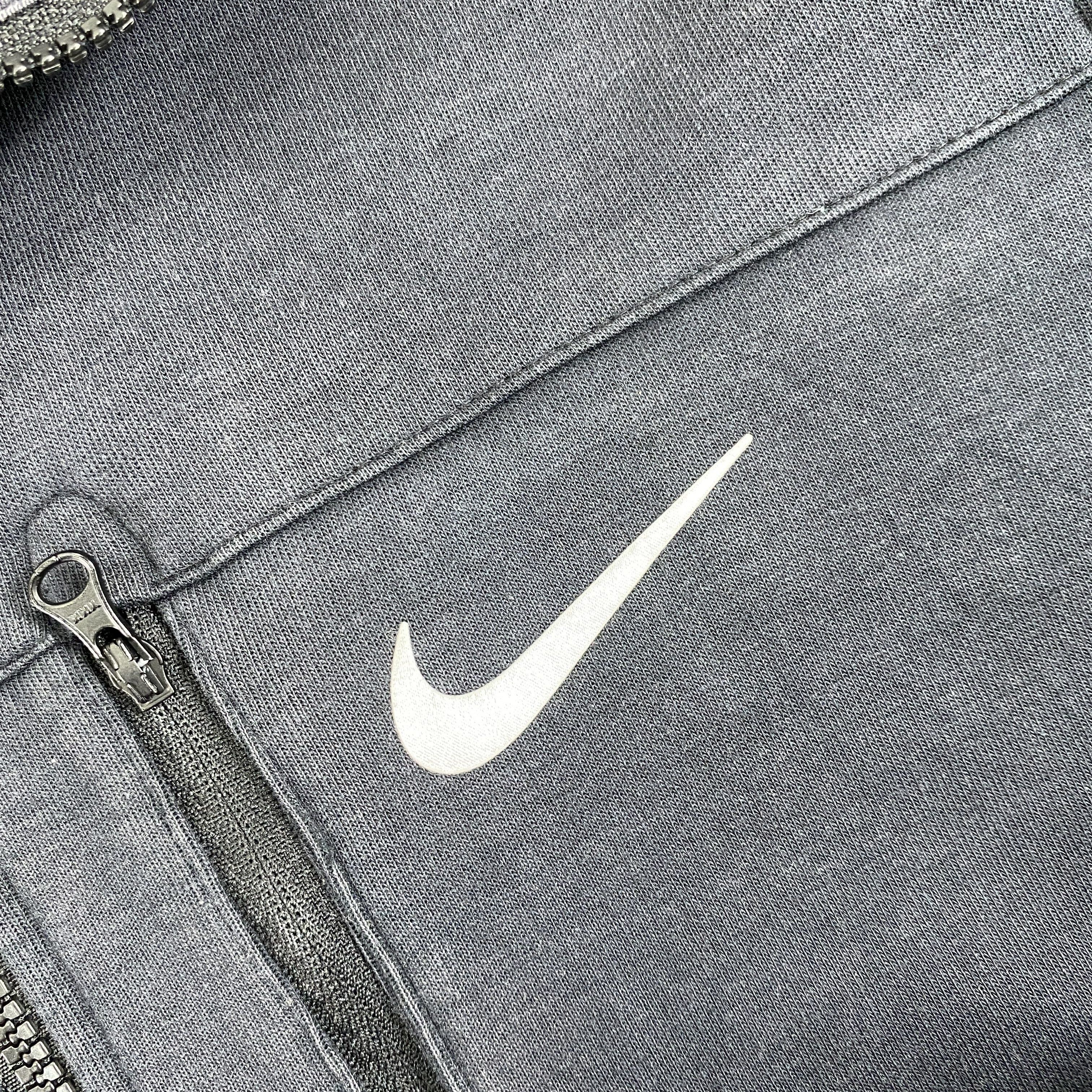Nike Vintage nike Small Logo Zipper Hoodie Faded - SW095 Size US M / EU 48-50 / 2 - 14 Thumbnail