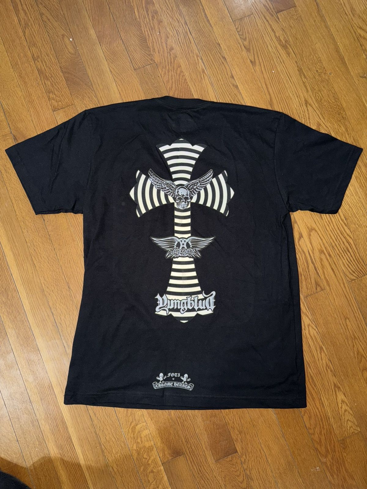 Chrome Hearts Chrome Hearts Foti X Yungblood ‘Aerosmith’ Tee Size US L / EU 52-54 / 3 - 4 Thumbnail