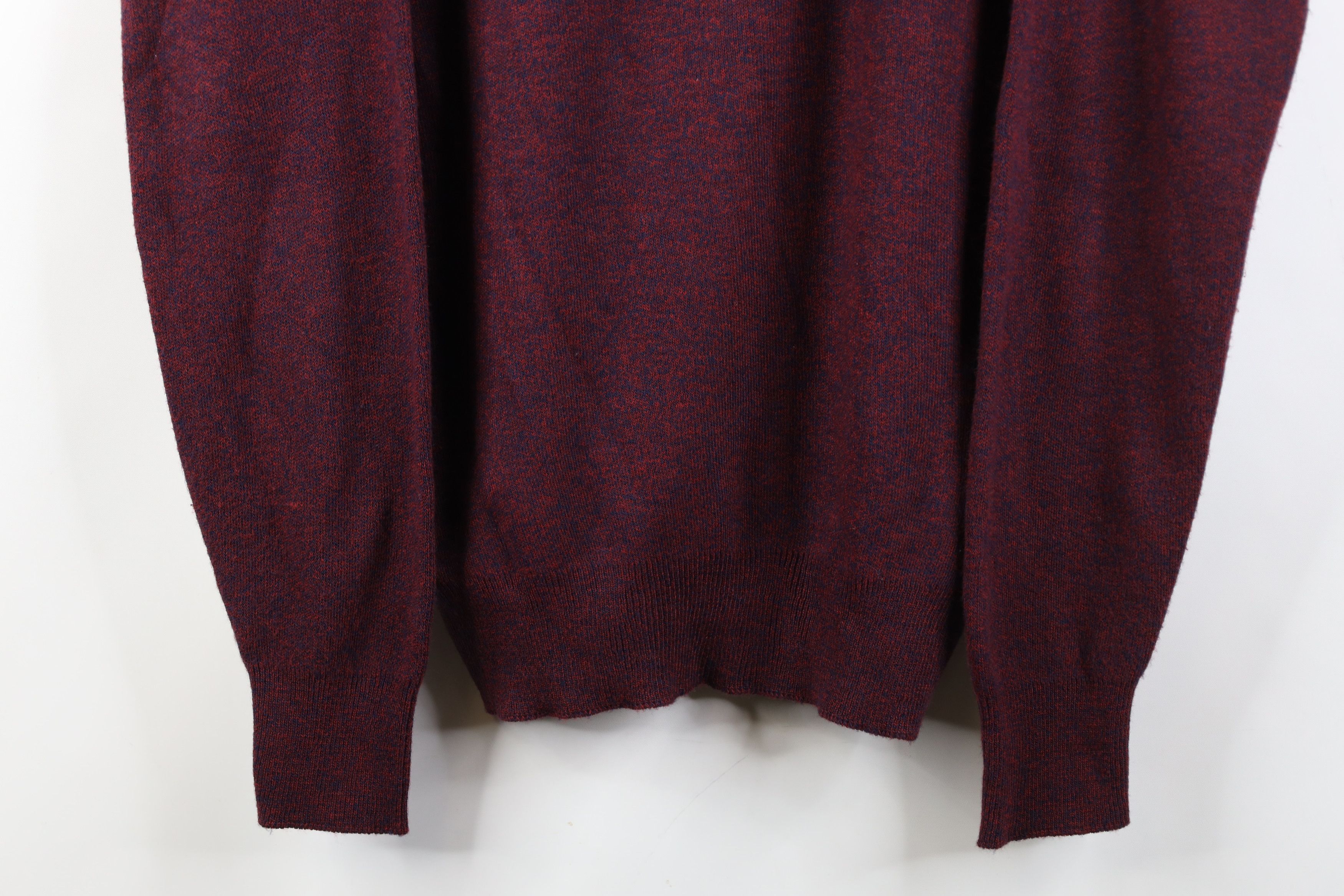 Vintage Vintage 70s Streetwear V-Neck Sweater Heather Red USA Size US M / EU 48-50 / 2 - 3 Thumbnail