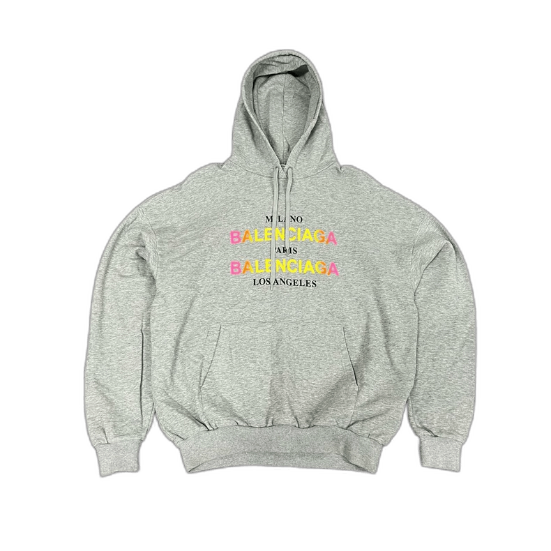 Balenciaga Balenciaga Gradient Logo Hoodie Size S / US 4 / IT 40 - 1 Thumbnail