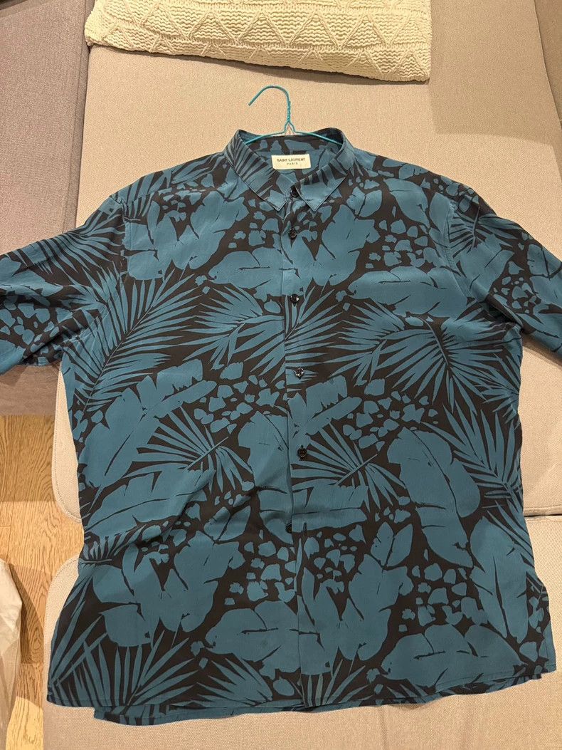 saint laurent summer hawaiian shirt
